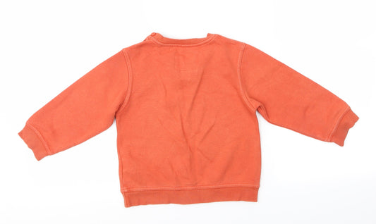 DOMYOS Boys Orange Pullover Jumper