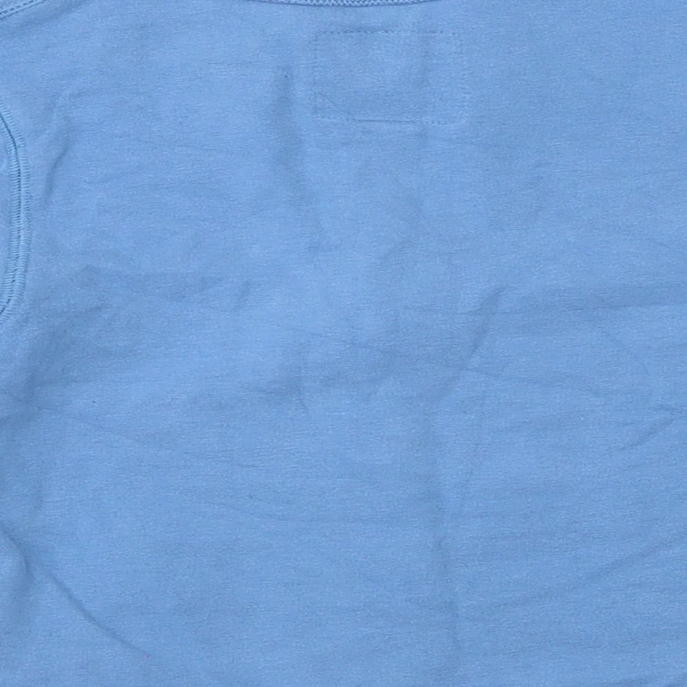 DOMYOS Boys Blue Full Zip Sweatshirt