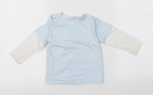 Blue Zoo Boys Blue Basic T-Shirt Size 12-18 Months - Baby Bro