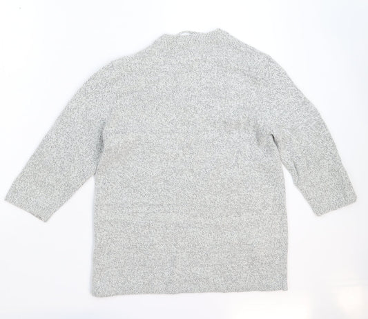 Damart Womens Grey Knit Pullover Jumper Size 12