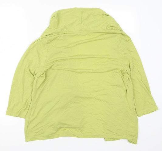 Savoir Womens Green Cardigan Jumper Size 16