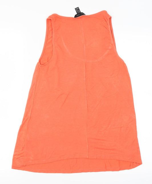 New Look Womens Pink Basic Tank Size 8