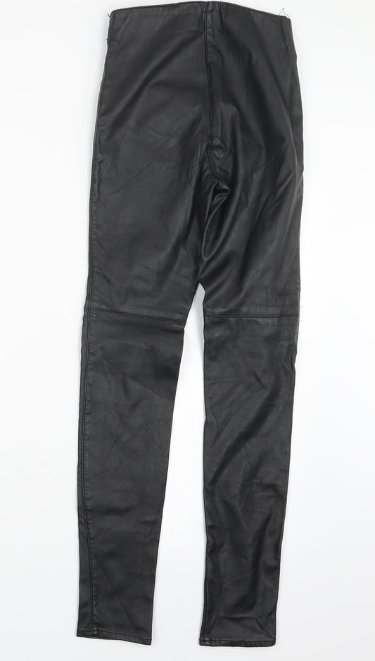 Divided by H&M Womens Black Trousers Size 4 L28.5 in