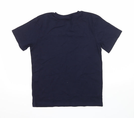 F&F Boys Blue Jersey Basic T-Shirt Size 11-12 Years