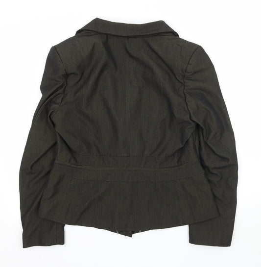 NEXT Womens Green Jacket Blazer Size 14
