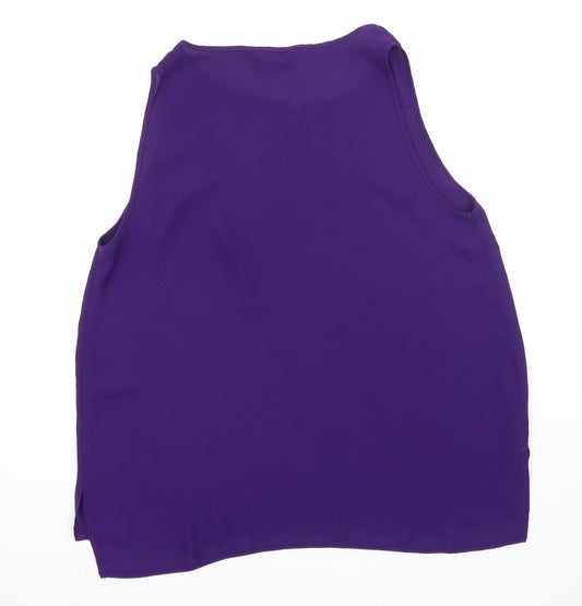 Dorothy Perkins Womens Purple Basic T-Shirt Size 10