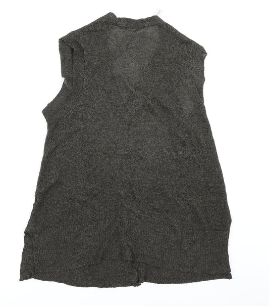 Zara Womens Green Knit Cardigan Jumper Size S