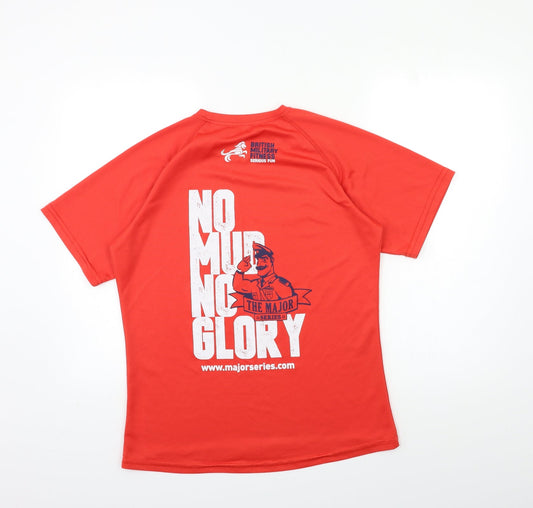 the major Mens Red T-Shirt Size M