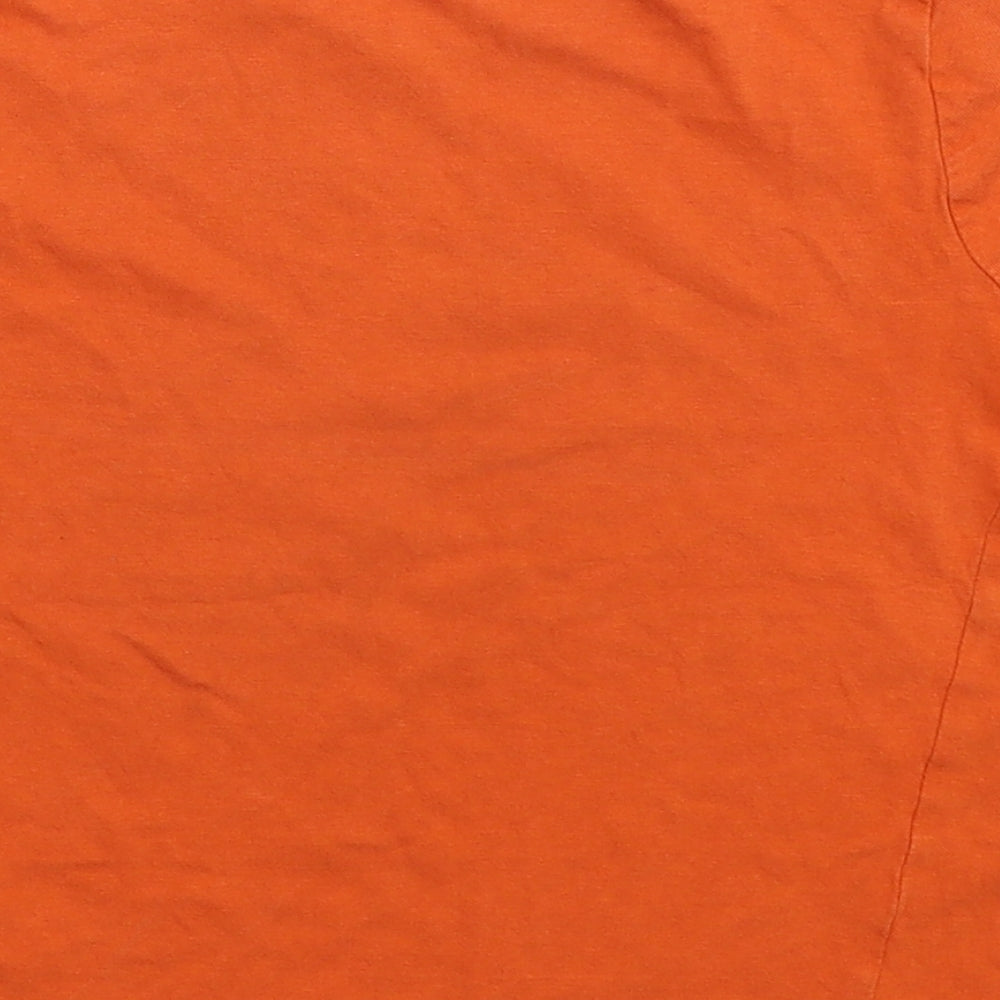 Primark Boys Orange Basic T-Shirt Size 5-6 Years