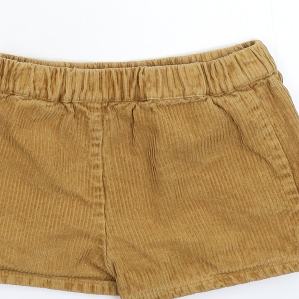 TU Baby Brown Corduroy Cropped Trousers Size 18-24 Months - Shorts