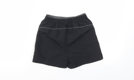 Slazenger Boys Black Sweat Shorts Size 3-4 Years
