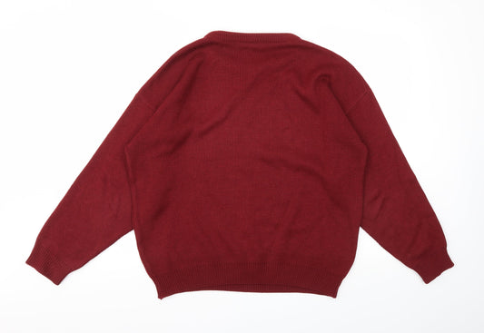 NICO Mens Red Pullover Sweatshirt Size L
