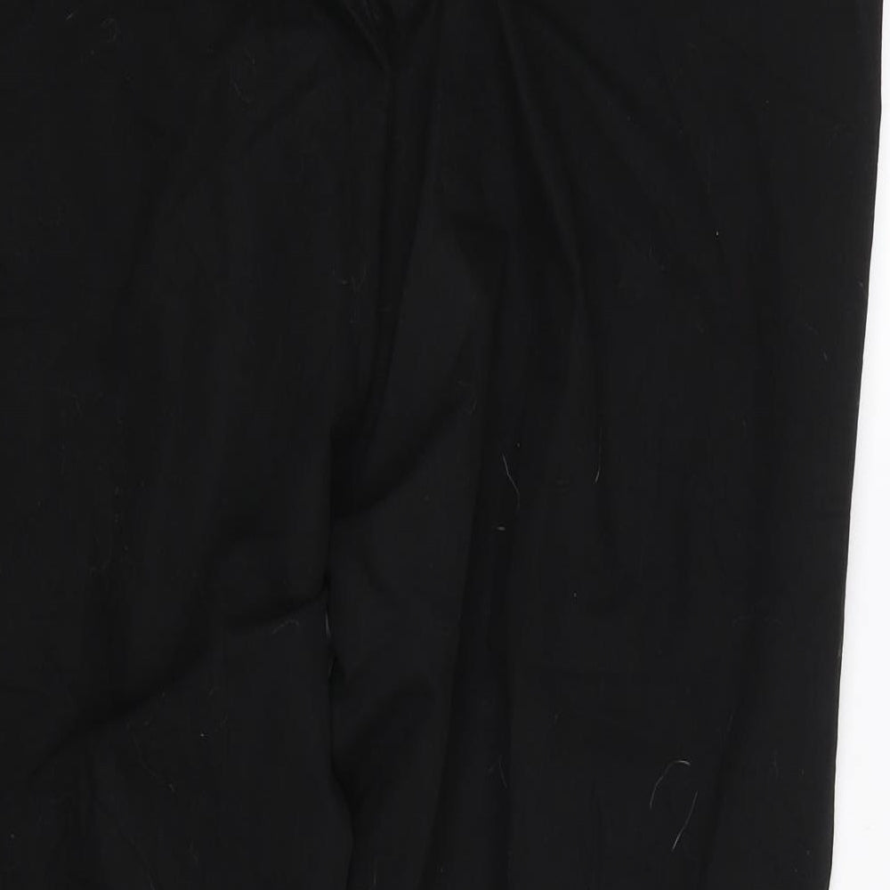 NEXT Womens Black Trousers Size 12 L25 in