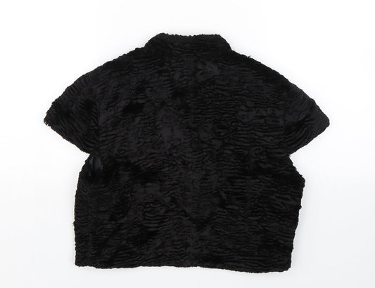 Monsoon Womens Black Cape Jumper Size 10