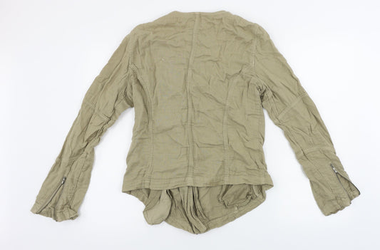 Active Wear Womens Brown Jacket Coat Size 12