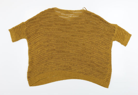 New Look Womens Brown Pullover Jumper Size M