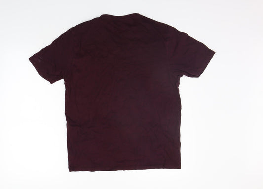 883 Police Womens Purple Basic Polo Size L