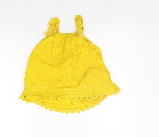 Matalan Girls Yellow A-Line Size 9-12 Months