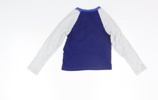 George Girls Blue Basic T-Shirt Size 4-5 Years