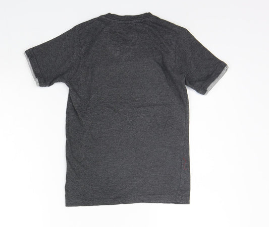 Rebal Girls Grey Basic T-Shirt Size 9-10 Years