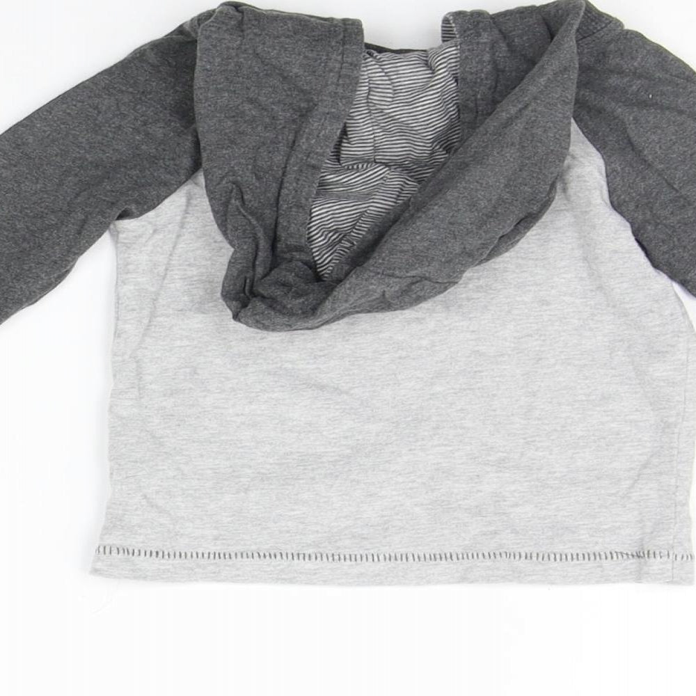 George Girls Grey Pullover Jumper Size 3-6 Months - Mickey