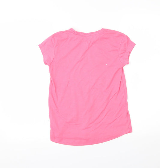 Matalan Girls Pink Top Pyjama Top Size 10 Years