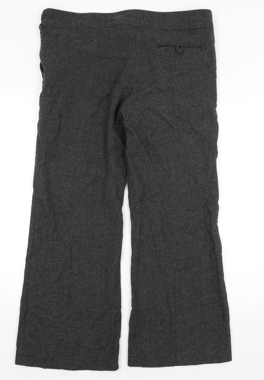 Janique Womens Grey Trousers Size 18 L27 in