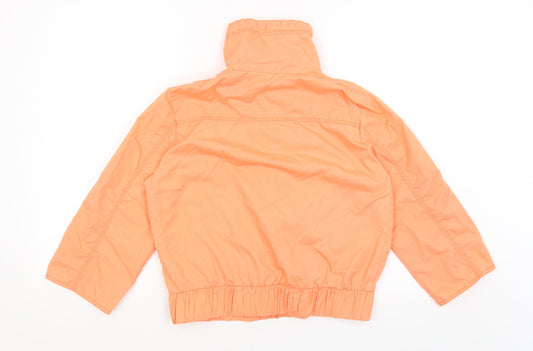 New Look Womens Orange Full Zip Jumper Size 10