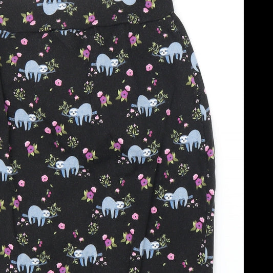 Preworn Womens Black Straight & Pencil Skirt Size S