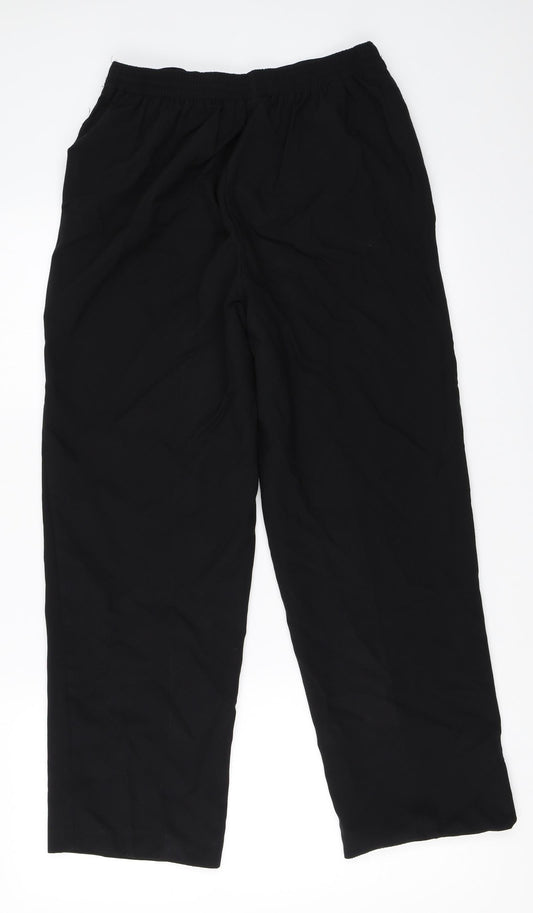 BHS Womens Black Trousers Size 12 L26 in
