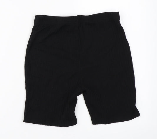 SheIn Womens Black Compression Shorts Size S