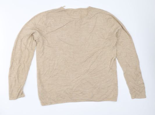 Bonmarché Womens Beige Pullover Jumper Size M