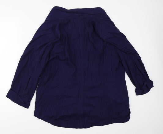 Internationale Womens Blue Jacket Size 16