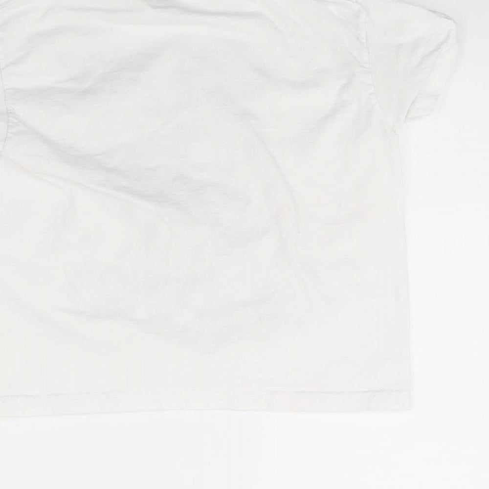 Fruit of the Loom Boys White Basic T-Shirt Size 5 Years - Comic Print
