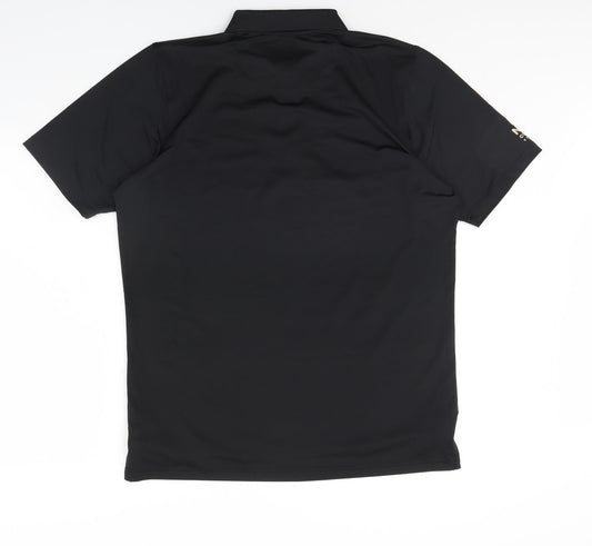 F&G Mens Black Polo Size M