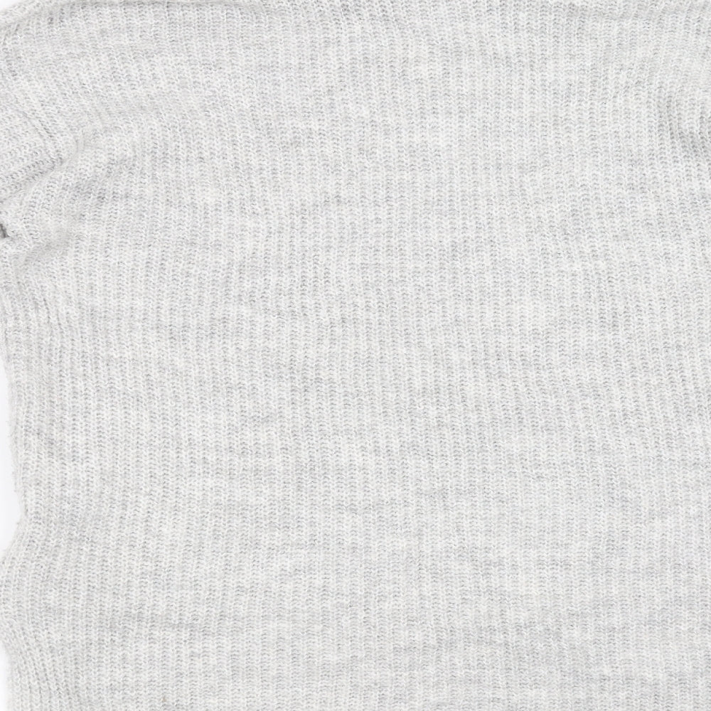 Brand and care label for TU women’s grey jumper, size M