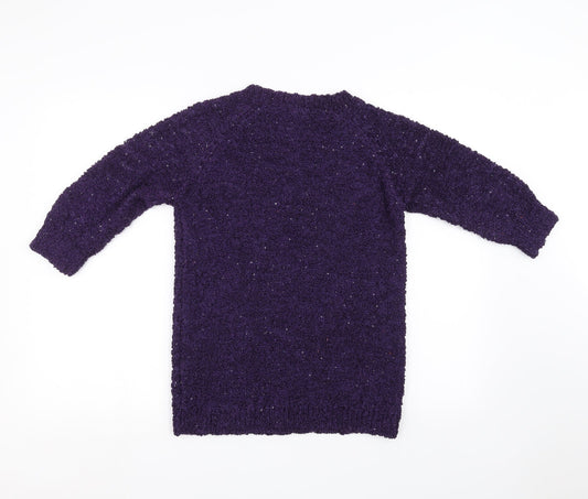 EMW Womens Purple Pullover Size S