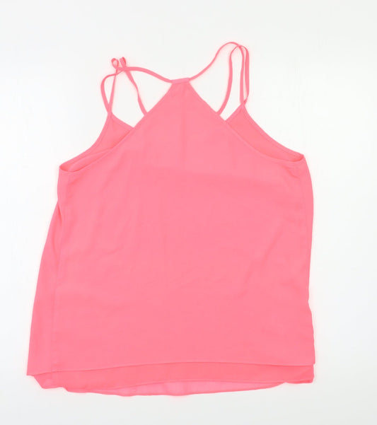 River Island Womens Pink Basic Tank Size 10