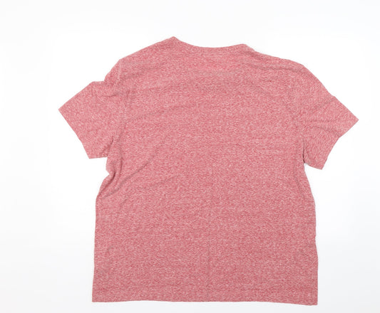 Angelo Litrico Mens Red T-Shirt Size 2XL