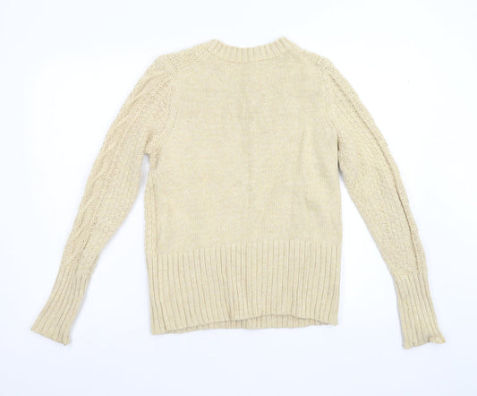 Preworn Womens Beige Pullover Jumper Size M