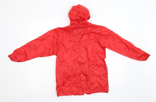 RAINY Days Boys Red Anorak Jacket Size M