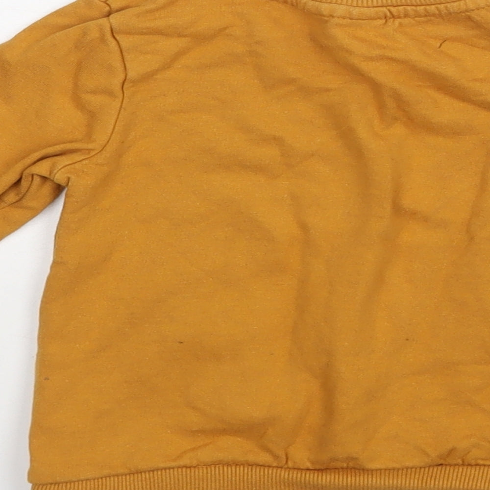 So Cute Boys Yellow Pullover Jumper Size 12-18 Months