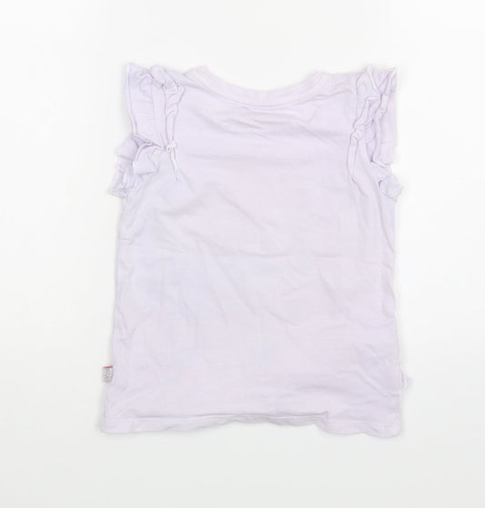 Ginkana Girls Purple Basic T-Shirt Size 6 Years