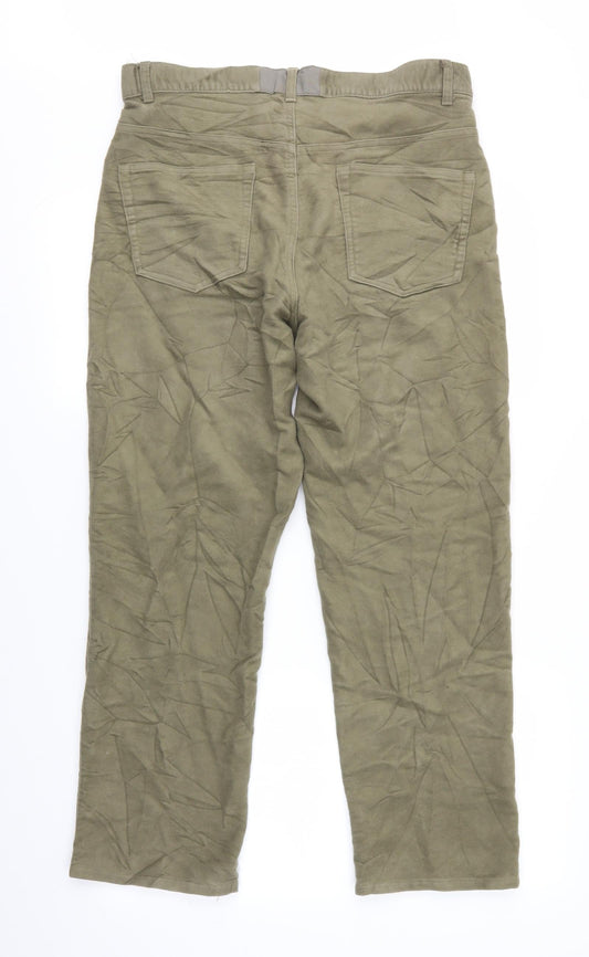 Peter Christian Womens Green Trousers Size 32 in L32 in