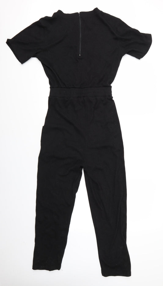Preworn Womens Black Jumpsuit One-Piece