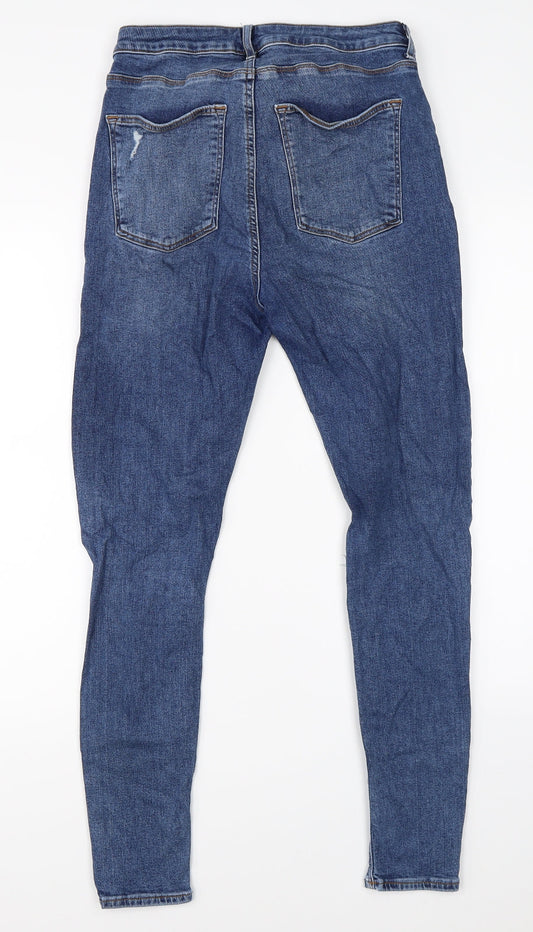 Very Womens Blue Denim Skinny Jeans Size 10 L26 in