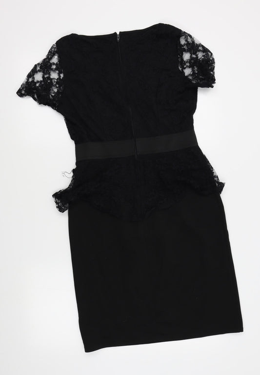 Cupcake Womens Black Pencil Dress Size 14