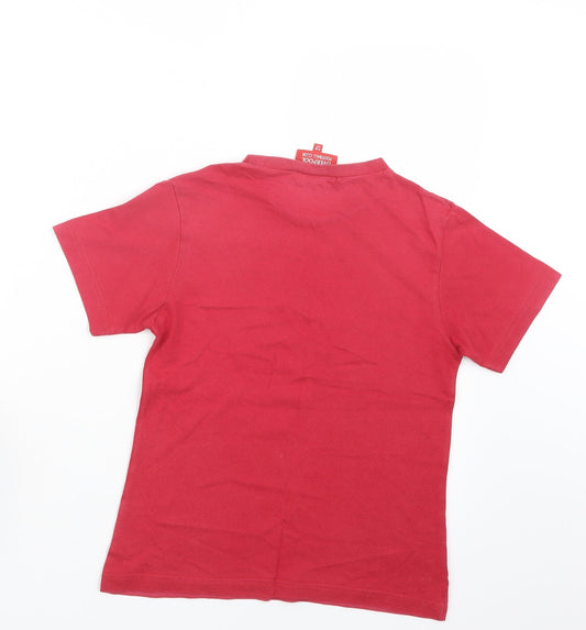 Liverpool FC Boys Red Basic T-Shirt Size 7-8 Years - Liverpool FC