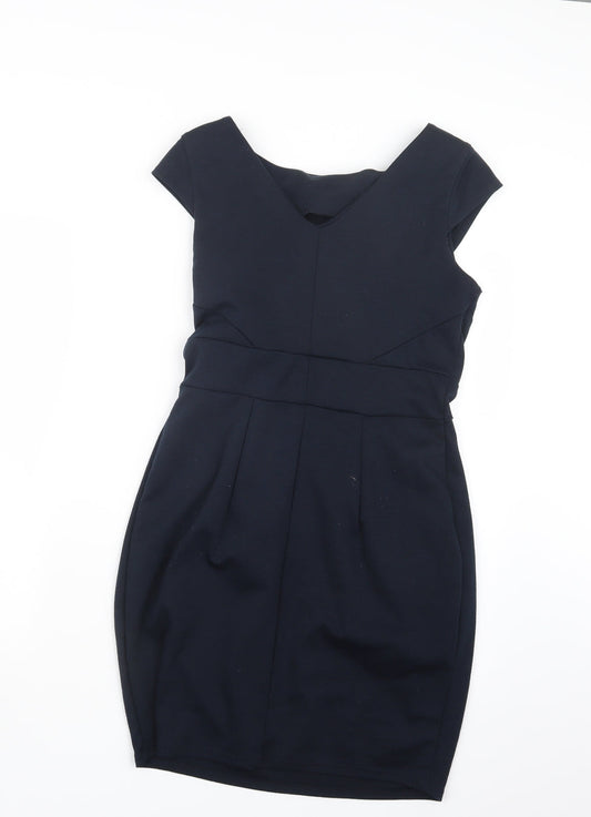 Dorothy Perkins Womens Blue Shirt Dress Size 12