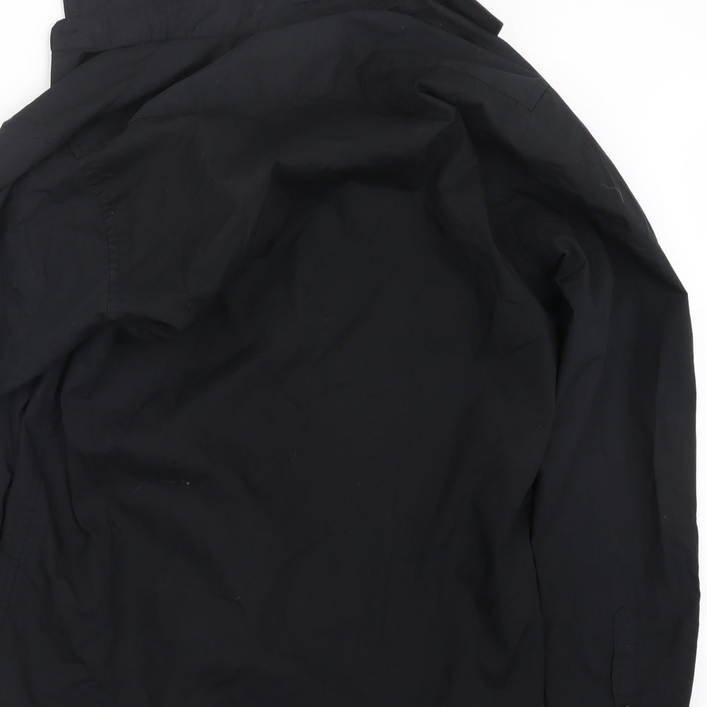Primark Mens Black Button-Up Size 16